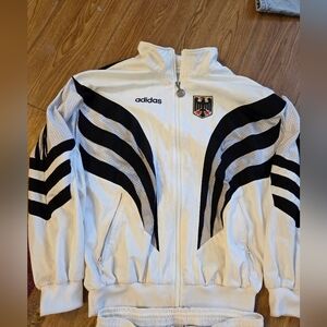 Vintage Adidas Deutschland Germany 1996 Olympics track suit pants jacket mens me